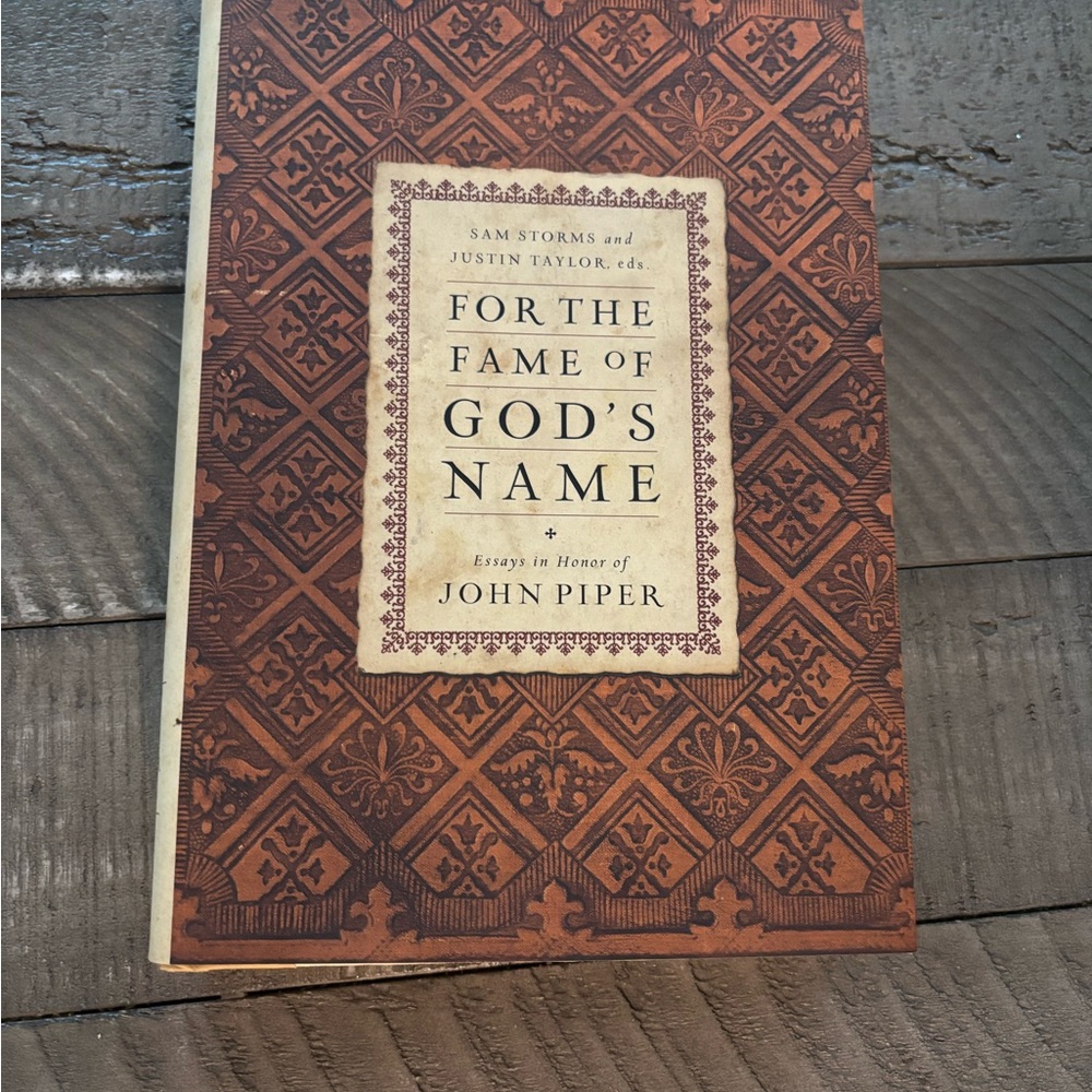 For the Fame of God's Name Book